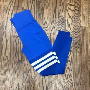 Bombshell High Waist Thigh High Leggings XS Blue